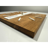 Drevené nástenné hodiny Dub Classic 30cm Flexistyle z250a